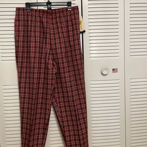 Allison Daley plaid pull on pants.  NWT